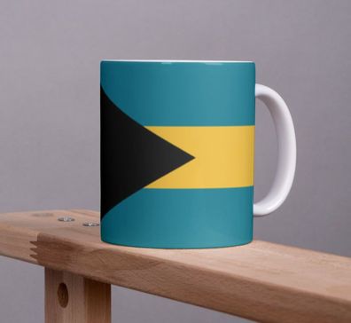 Bahamas Tasse Flagge Pot Kaffeetasse National Becher Kaffee Cup Béro Tee