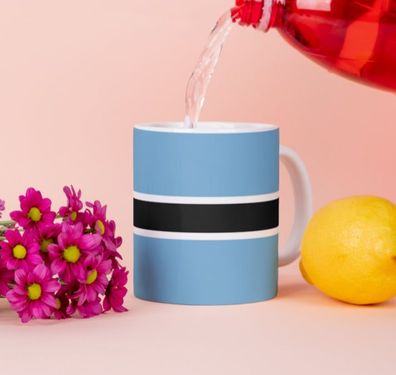 Botswana Tasse Flagge Pot Kaffeetasse National Becher Kaffee Cup Béro
