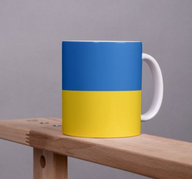 Kaffeetasse Ukraine Pot Flagge Kaffee Tasse Becher UKR Coffeecup Béro Tee