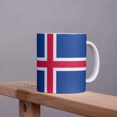 Island Kaffeetasse Flagge Pot Kaffee Tasse Becher ICE Coffeecup Béro Tee