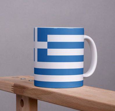 Griechenland Kaffeetasse Flagge Pot Kaffee Tasse Becher GRE Coffeecup Béro Tee