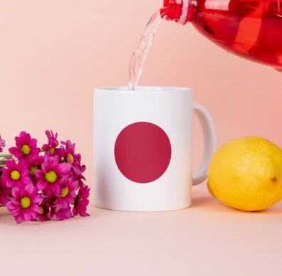 Japan Kaffeetasse Flagge Pot Kaffee Tasse JPN Becher Coffeecup Béro Tee