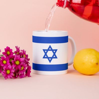 Israel Kaffeetasse Flagge Pot Kaffee Tasse ISR Becher Coffeecup Béro Tee