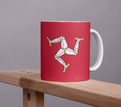 Isle of Man Kaffeetasse Flagge Pot Kaffee Tasse Becher Coffeecup Béro Mug Tee