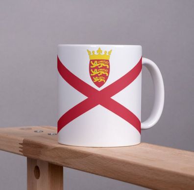 Jersey Kaffeetasse Flagge Pot Kaffee Tasse Britannien Becher Coffeecup Béro Tee