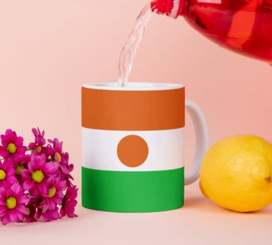 Niger Tasse Flagge Pot Afrika Kaffeetasse National Becher Kaffee Cup Béro Tee