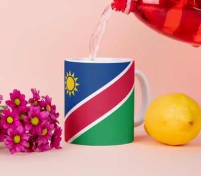 Namibia Tasse Flagge Pot Afrika Kaffeetasse National Becher Kaffee Cup Béro Tee