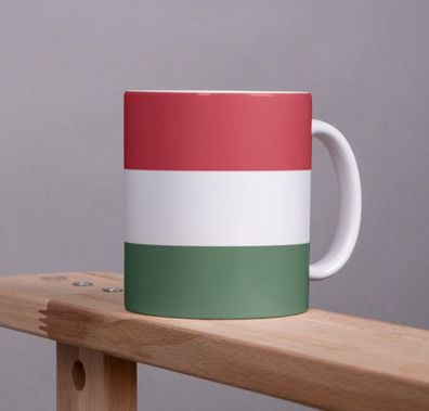 Ungarn Kaffeetasse Flagge Pot Kaffee Tasse Becher HUN Coffeecup Béro Tee