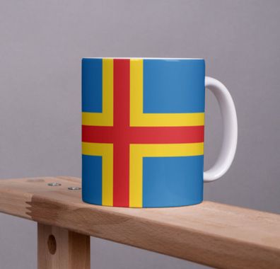 ßland Kaffeetasse Flagge Finnland Pot Kaffee Tasse Becher Coffeecup Béro Tee