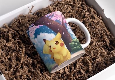 Pokemon Tasse Pikachu Kaffeetasse fér das Béro 325ml Mug Cup