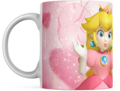 Peach Tasse Super Mario Kaffeetasse 325ml Mug Cup Geschenk