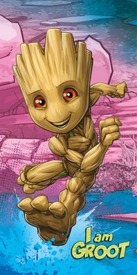 Groot Marvel Handtuch Baumwolle Strand Badetuch 70x140cm
