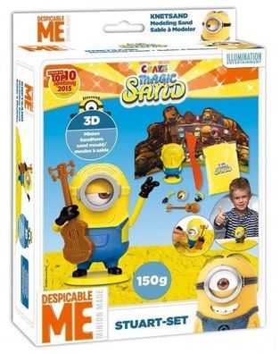 Minions Stuart-Set Magic Sand 150 gr. 18x22 cm