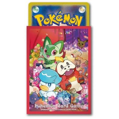 Pokemon TCG Karten 64 Premium Héllen Sleeves Kwaks Felori Krokel