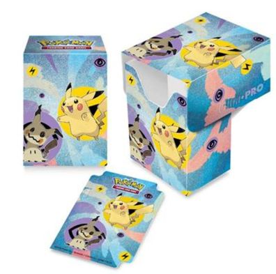 Pokemon Pikachu & Mimigma Karten Deck Box Pokmon Sammelkarten TCG