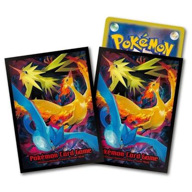 Pokemon Karten Héllen Premium 64x Zapdos Lavados Arktos Sleeves TCG