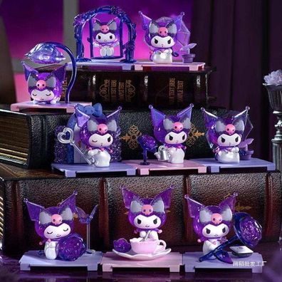 Hello Kitty Kuromi Figuren - 8 cm Statue Kuromi Dream Rose Edition