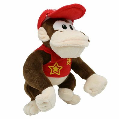 Super Mario Diddy Kong Kuscheltier - 18 cm Pléschtier
