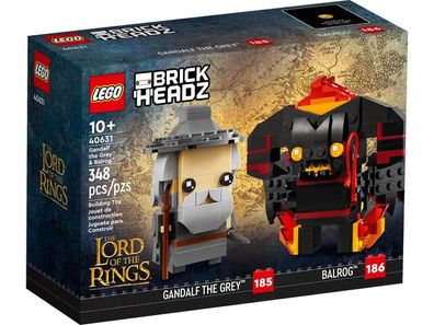 LEGO Brick Headz 40631 Herr der Ringe Gandalf der Graue und Balrog