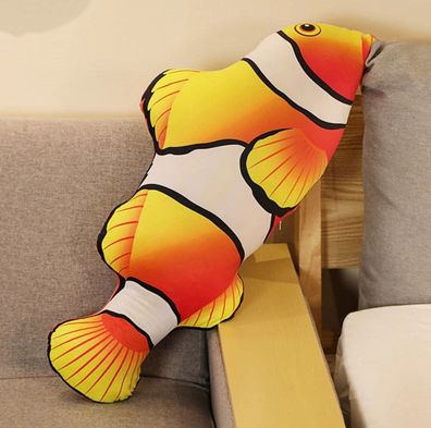 Clownfisch Kuscheltier - 30 cm Pléschtier Fisch Stofftier