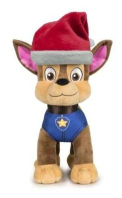 Paw Patrol Weihnachten Chase Kuscheltier - 20 cm Pléschtier weiches Stofftier