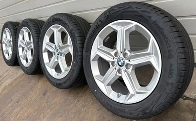 4x Original BMW X1 iX1 U11 18 Zoll Sommerräder Sternspeiche 865 6898039 DOT25 NEU