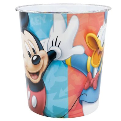Disney Micky Maus Tisch-Mélleimer Papierkorb - 10 Liter Donald Duck Goofy