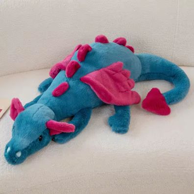 Schlafender Drache Kuscheltier - 30 cm Pléschtier weiches Stofftier
