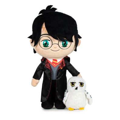 Harry Potter mit Hedwig Kuscheltier - 29 cm Pléschtier weiches Stofftier