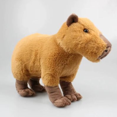 Capybara Kuscheltier - 33 cm Pléschtier weiches Stofftier