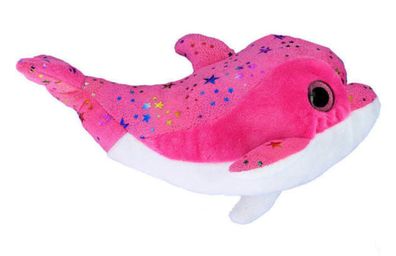 Delfin Glitzer 25cm Kuscheltier - Pléschtier séßes Stofftier