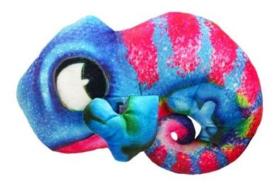 Chamäleon Kuscheltier 16 cm Pléschfigur weiches Stofftier
