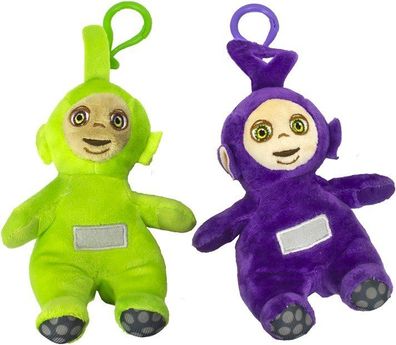 2er Set Teletubbies Schlésselanhänger Plésch 17 cm