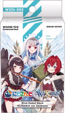 WiXoss Diva Debut Deck - Nijisanji ver. Sanbaka (WX-D02-Eng)