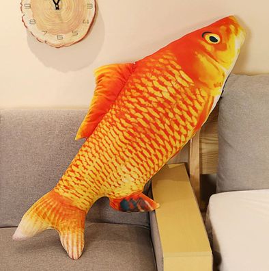 Goldfisch Kuscheltier - 30 cm Pléschtier Fisch Stofftier