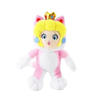 Super Mario Katzen-Peach Cat Kuscheltier - 20 cm Pléschtier