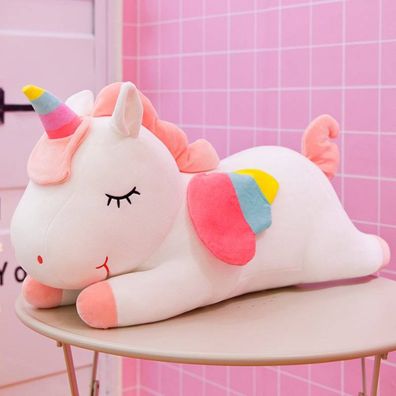 Einhorn Kuscheltier - 30cm séßes weiches Pléschtier schlafendes Unicorn