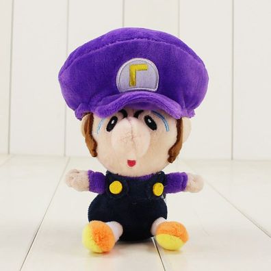 Baby Waluigi Super Mario Kuscheltier - 15 cm Pléschtier Stofftier
