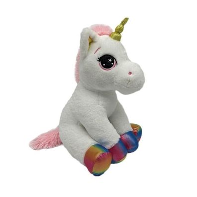 Séßes Einhorn Kuscheltier Regenbogen - 20 cm Pléschtier Stofftier