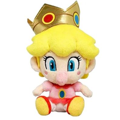 Super Mario Baby Peach plésch 18 cm Kuscheltier Stofftier
