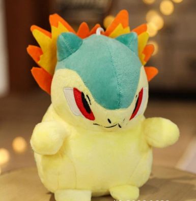 Tornupto Pokemon Kuscheltier - 20 cm Pléschtier Typhlosion Stofftier