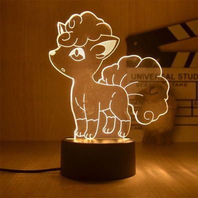 Pokemon Nachtlampe Vulpix - 3D Lampe fér Kinder Vulpix