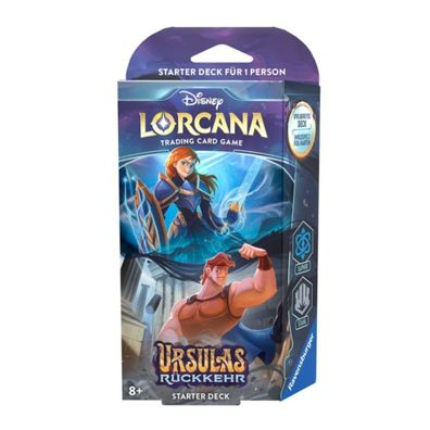 Lorcana Ursulas Réckkehr - Starter Deck Saphir und Stahl (Deutsch)