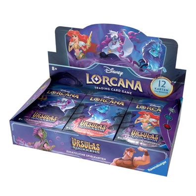 Disney Lorcana Ursulas Réckkehr - Display mit 24 Booster Packs (Deutsch)