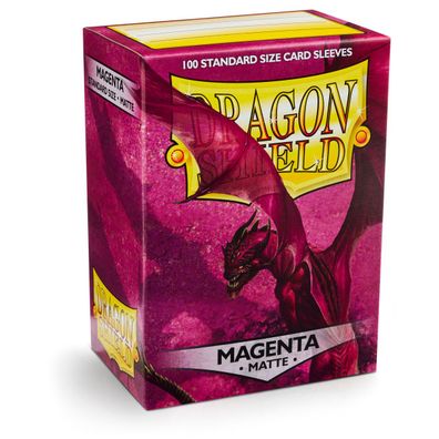 Dragon Shield Kartenhéllen 63 x 88mm Matte Sleeves Magenta (100)