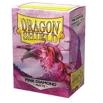 Dragon Shield Kartenhéllen 63 x 88mm Matte Sleeves Pink Diamond (100)