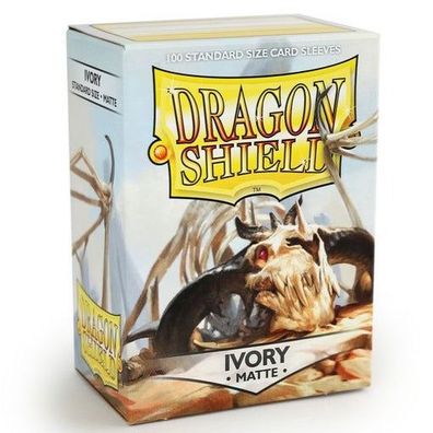 Dragon Shield Kartenhéllen 63 x 88mm Matte Sleeves Ivory (100)