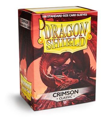 Dragon Shield Kartenhéllen 63 x 88mm Sleeves Crimson (100)