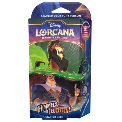 Lorcana Himmelsleuchten - Starter Deck Smaragd & Stahl (Deutsch)