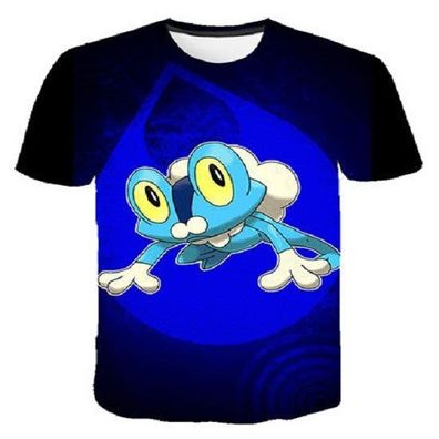 Pokemon T-Shirt fér Kinder (Unisex) - Motiv: Memmeon / Sobble